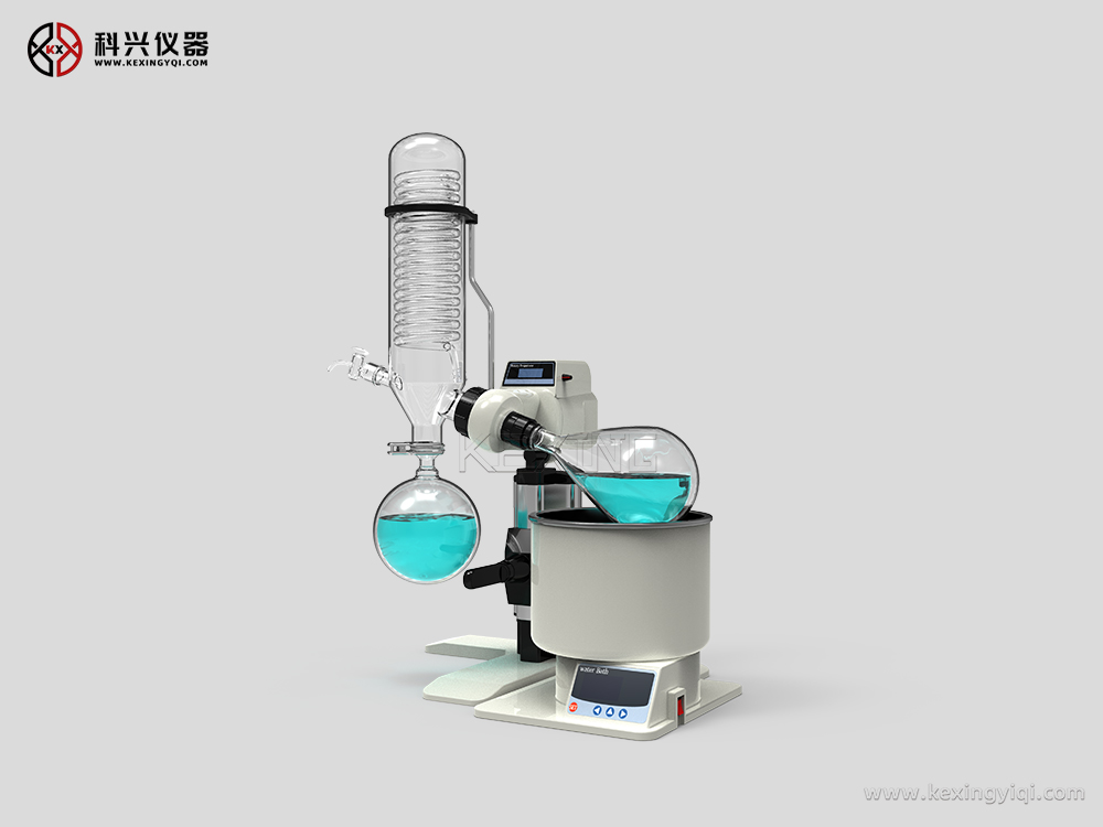 旋轉(zhuǎn)蒸發(fā)儀小型技術(shù)手動側(cè)面